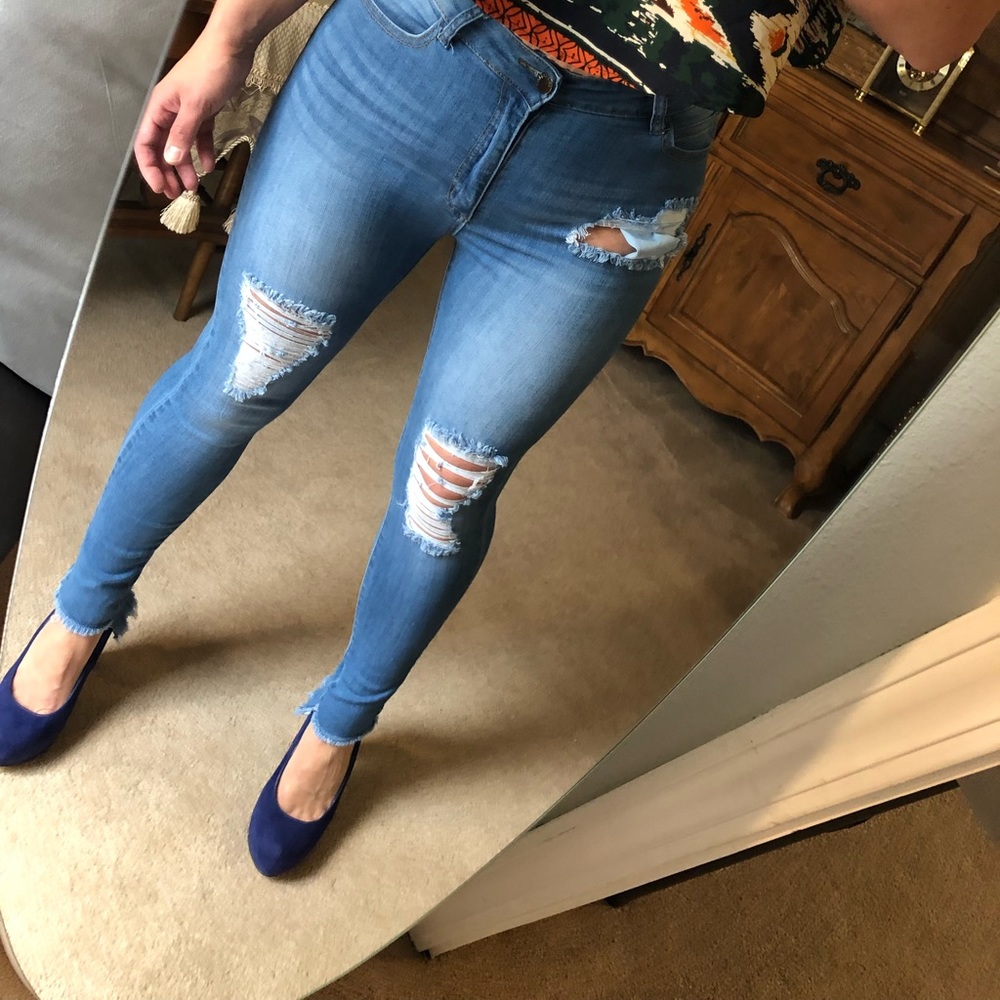 Fashion Nova Ultra high waisted jeans